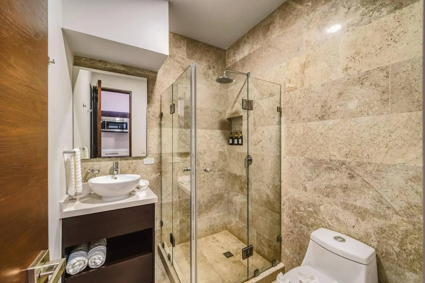 טולום Sunrise Studio With Fast-Wifi, Rooftop Pool, Spa דירה
