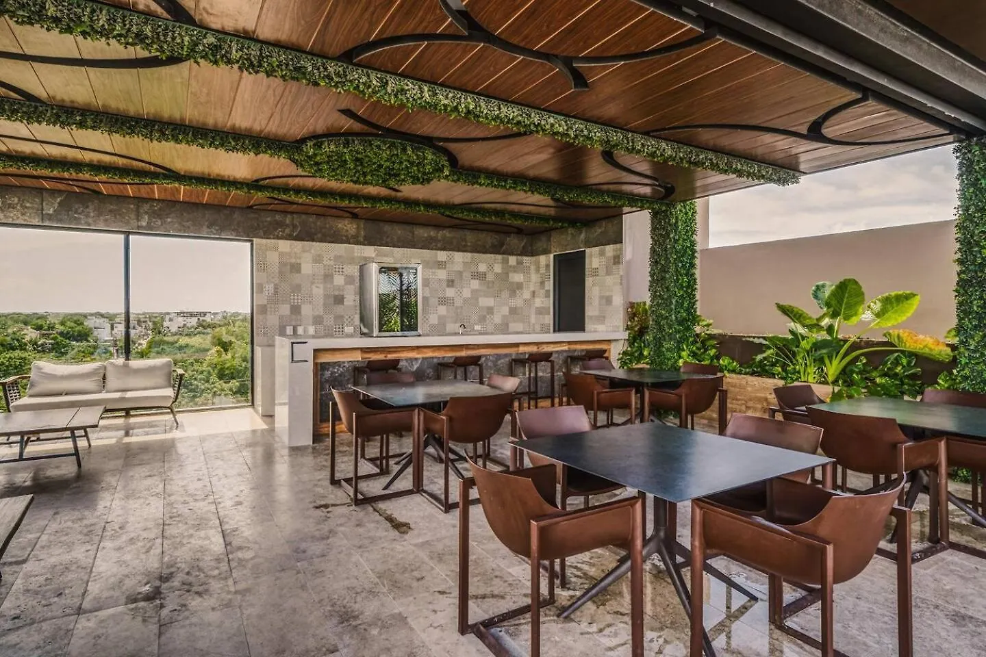 טולום Sunrise Studio With Fast-Wifi, Rooftop Pool, Spa דירה