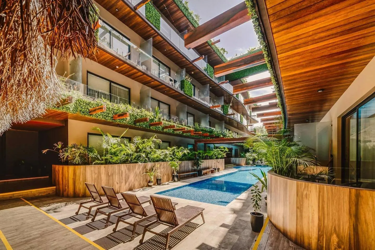 טולום Sunrise Studio With Fast-Wifi, Rooftop Pool, Spa