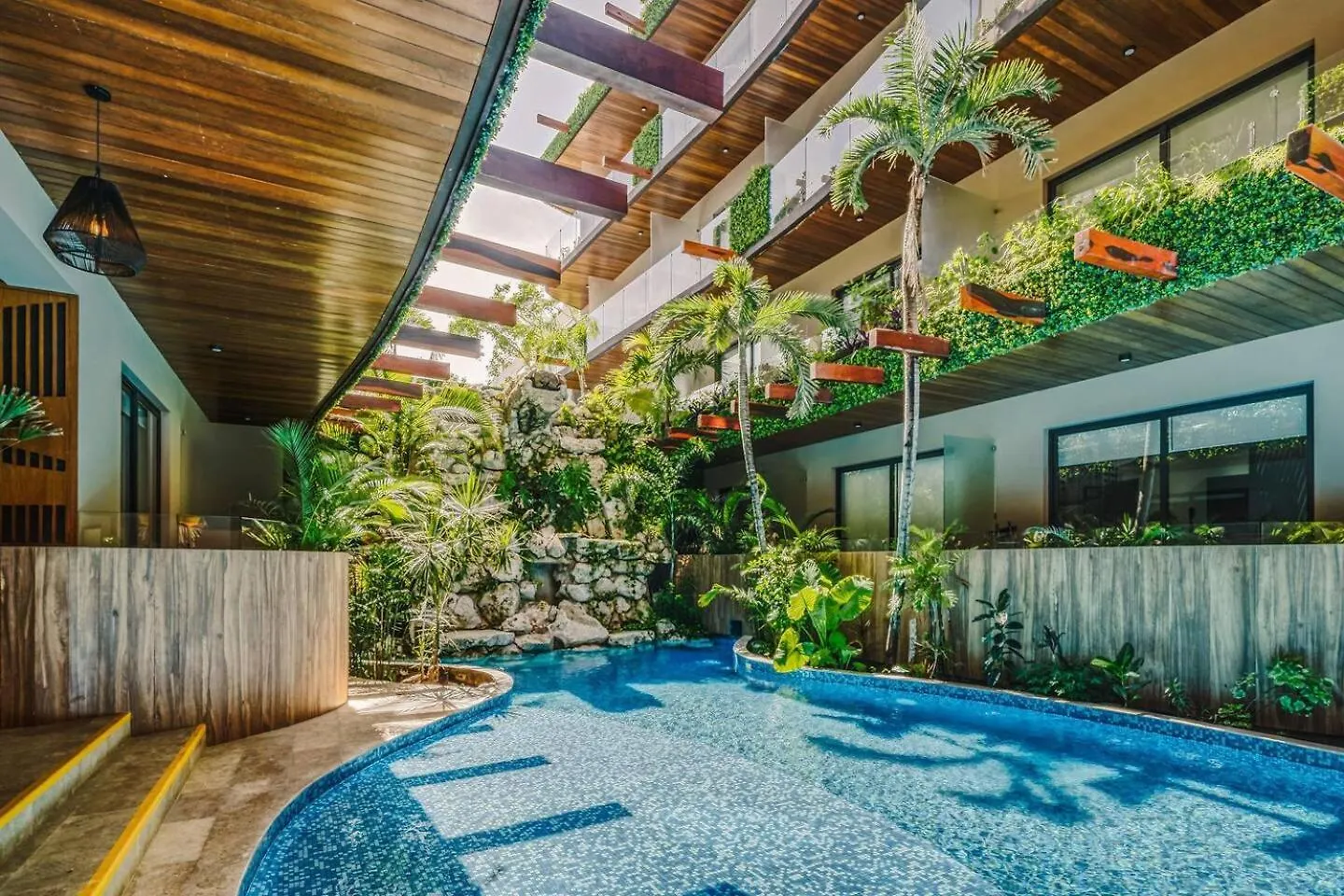 טולום Sunrise Studio With Fast-Wifi, Rooftop Pool, Spa דירה